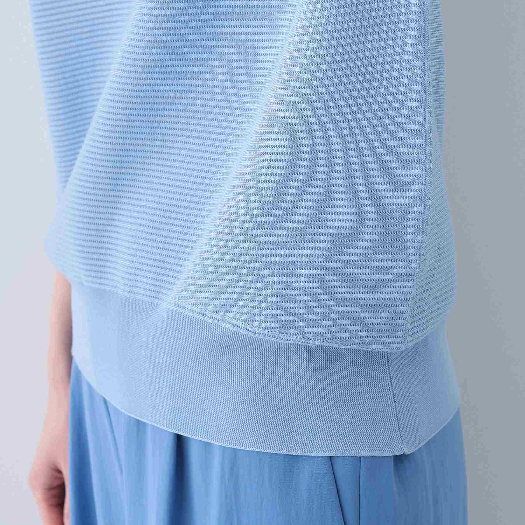 インディヴィ INDIVI 【洗える／無縫製】美シルエット ドルマンスリーブニット （ブラック(019)） ブラック(019)