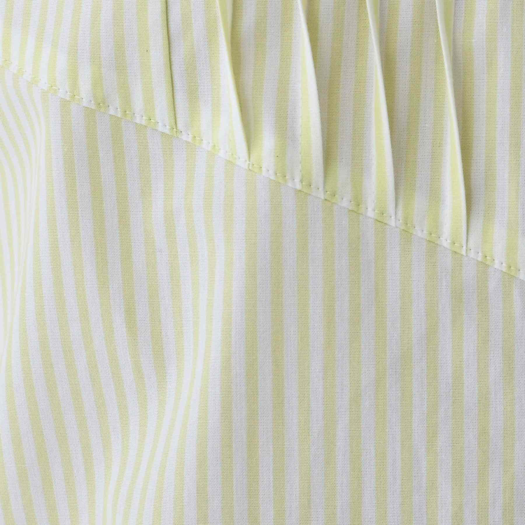 インディヴィ INDIVI 【UVケア／カラーストライプ柄】タックデザインブラウス （ブルー(393)） ブルー(393)