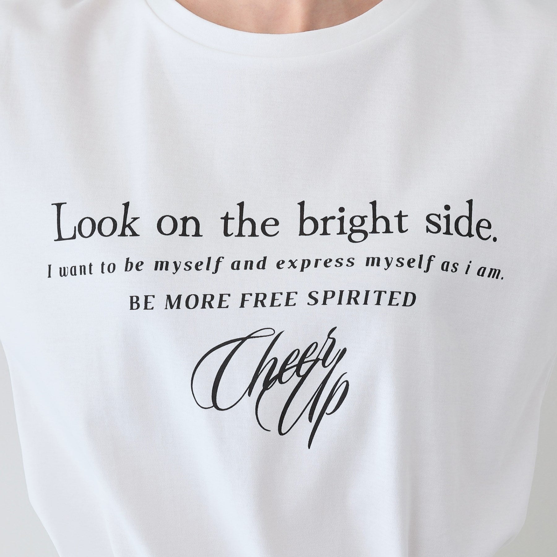 インディヴィ INDIVI 【洗える／選べるデザイン】フォト＆ロゴ プリントTシャツ （ホワイト(701)） ホワイト(701)