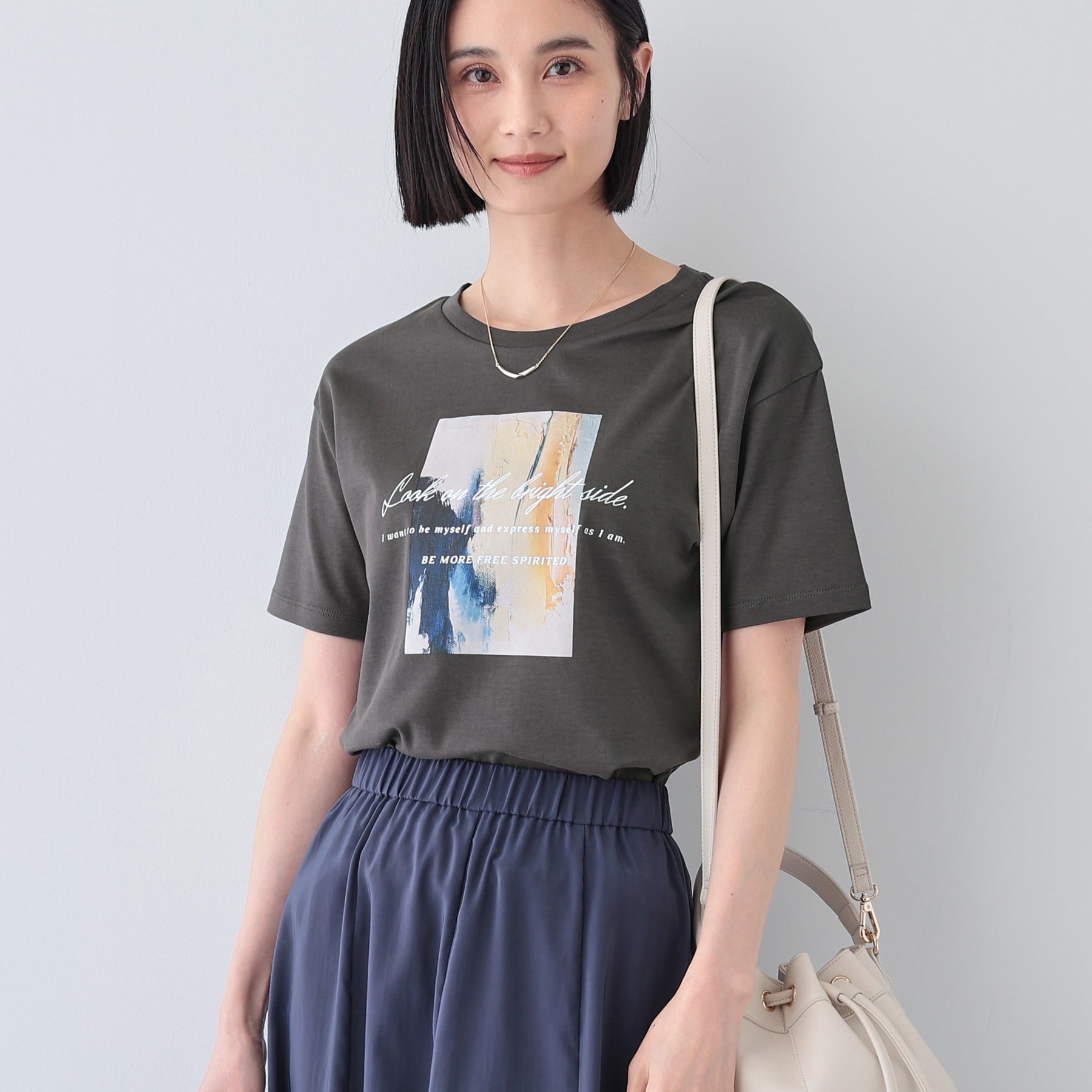 INDIVI INDIVI 【可洗／可選擇設計】照片及標誌印刷T恤