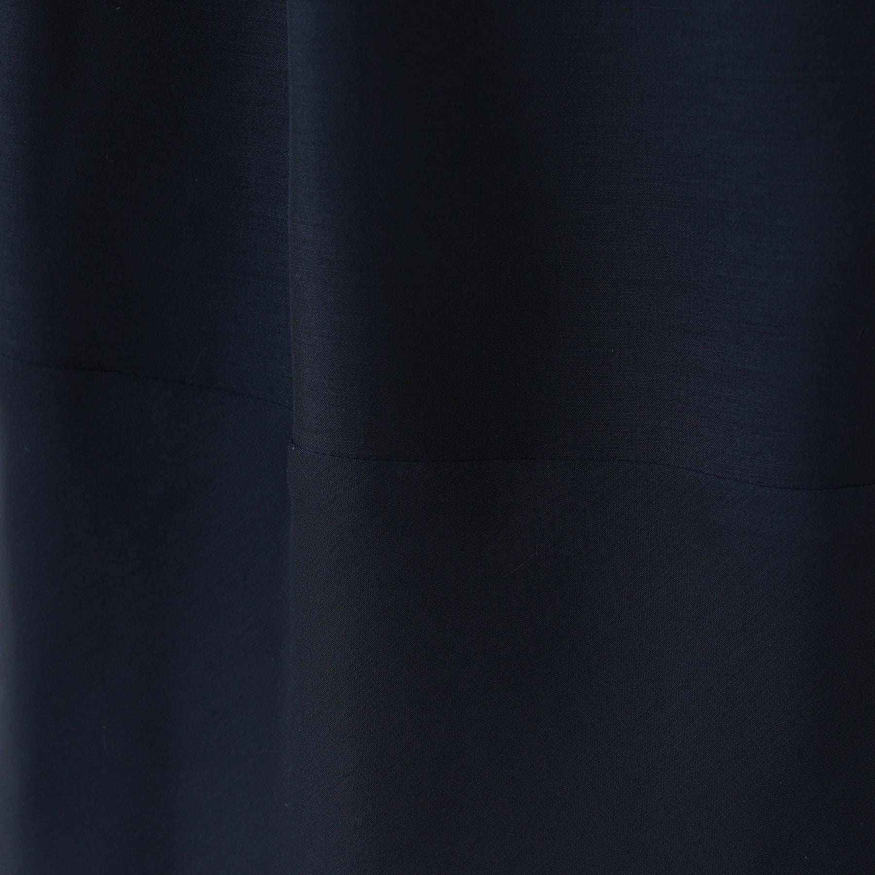 インディヴィ INDIVI 【洗える／エアリー素材】巻き風ロングスカート （ネイビー(394)） ネイビー(394)