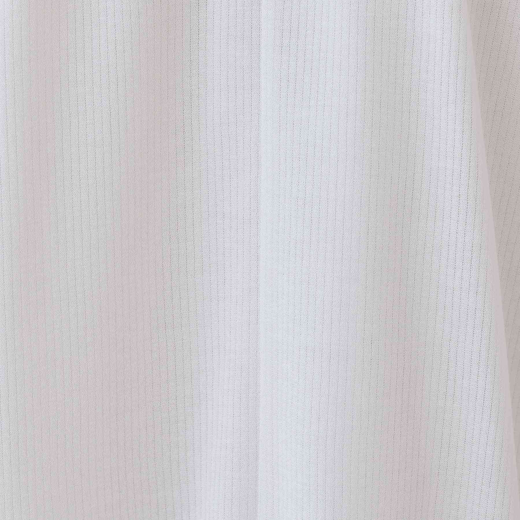 インディヴィ INDIVI 【洗える／シアーストライプ】ロング丈着流しカーディガン （ライトグレー(411)） ライトグレー(411)