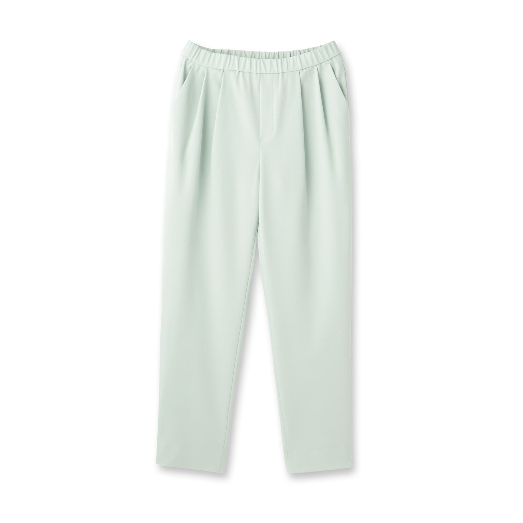 インディヴィ INDIVI 【洗える／ストレッチ】タックテーパードパンツ （ライトベージュ(051)） ライトベージュ(051)