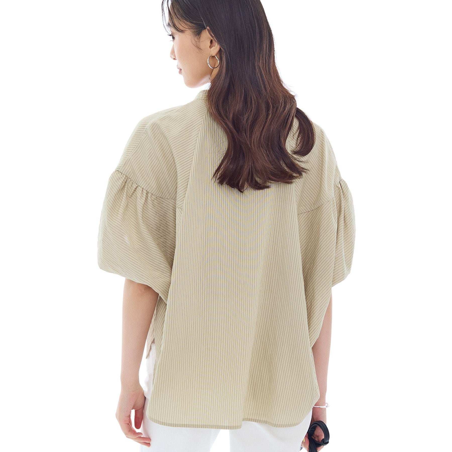 インディヴィ INDIVI ドルマンスリーブブラウス （ネイビー(394)） ネイビー(394)