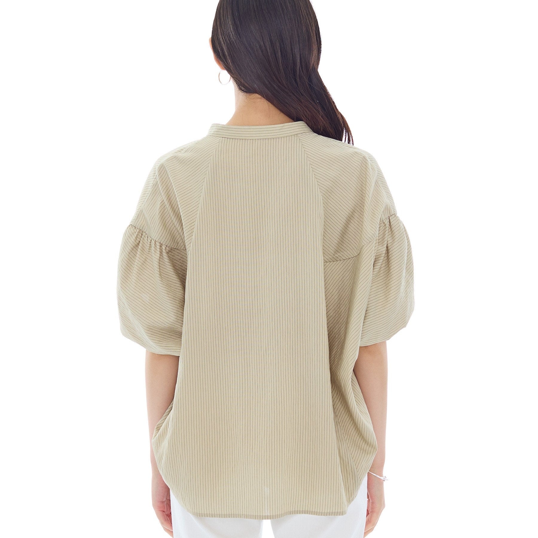 インディヴィ INDIVI ドルマンスリーブブラウス （ネイビー(394)） ネイビー(394)