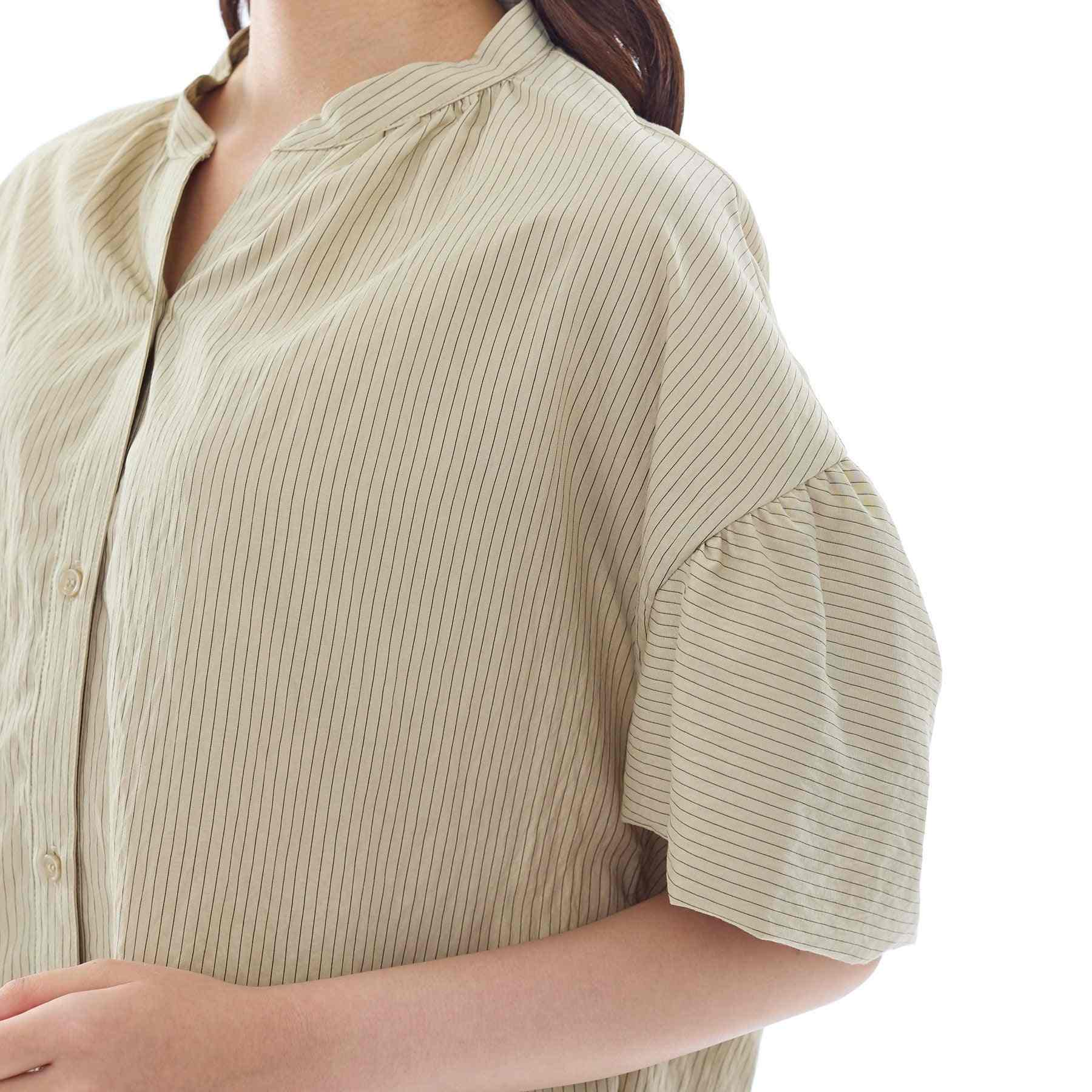 インディヴィ INDIVI ドルマンスリーブブラウス （ネイビー(394)） ネイビー(394)