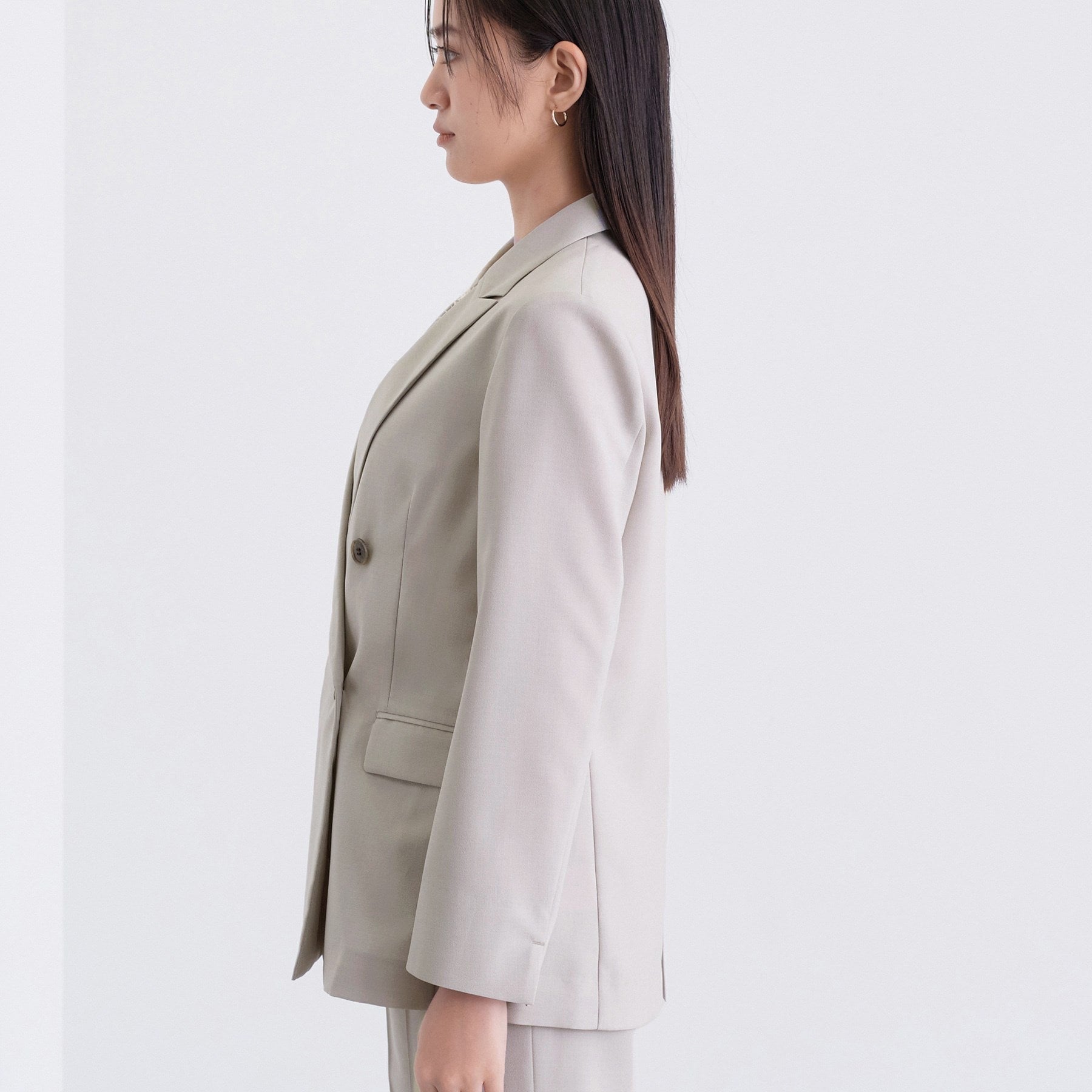 インディヴィ INDIVI 【UVケア】ライトダブルジャケット （ネイビー(094)） ネイビー(094)