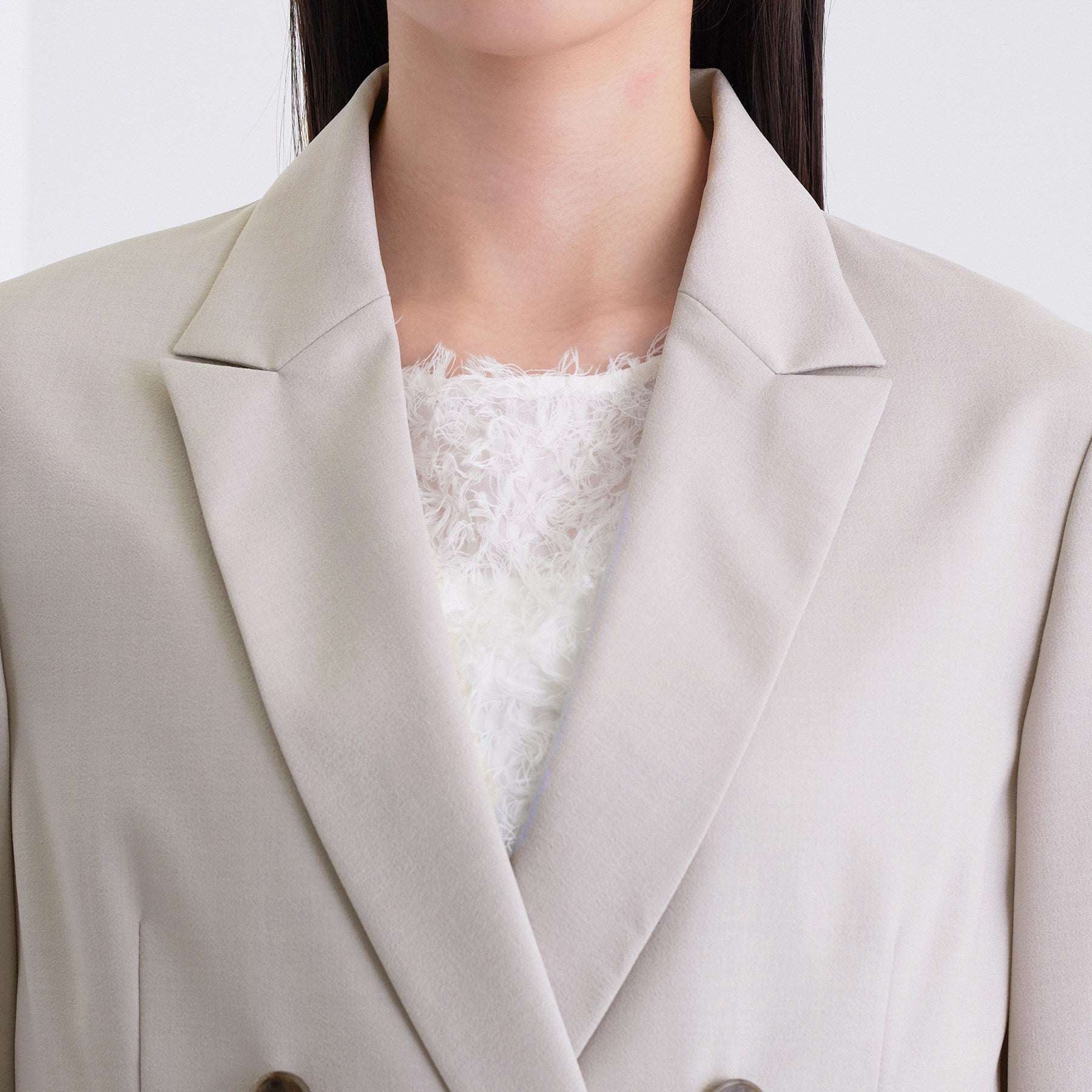 インディヴィ INDIVI 【UVケア】ライトダブルジャケット （ネイビー(094)） ネイビー(094)