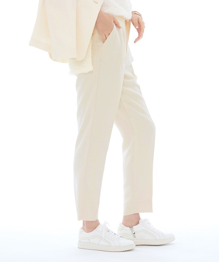 インディヴィ INDIVI 【洗える／UVケア】テーパードパンツ （グレージュ(050)） グレージュ(050)