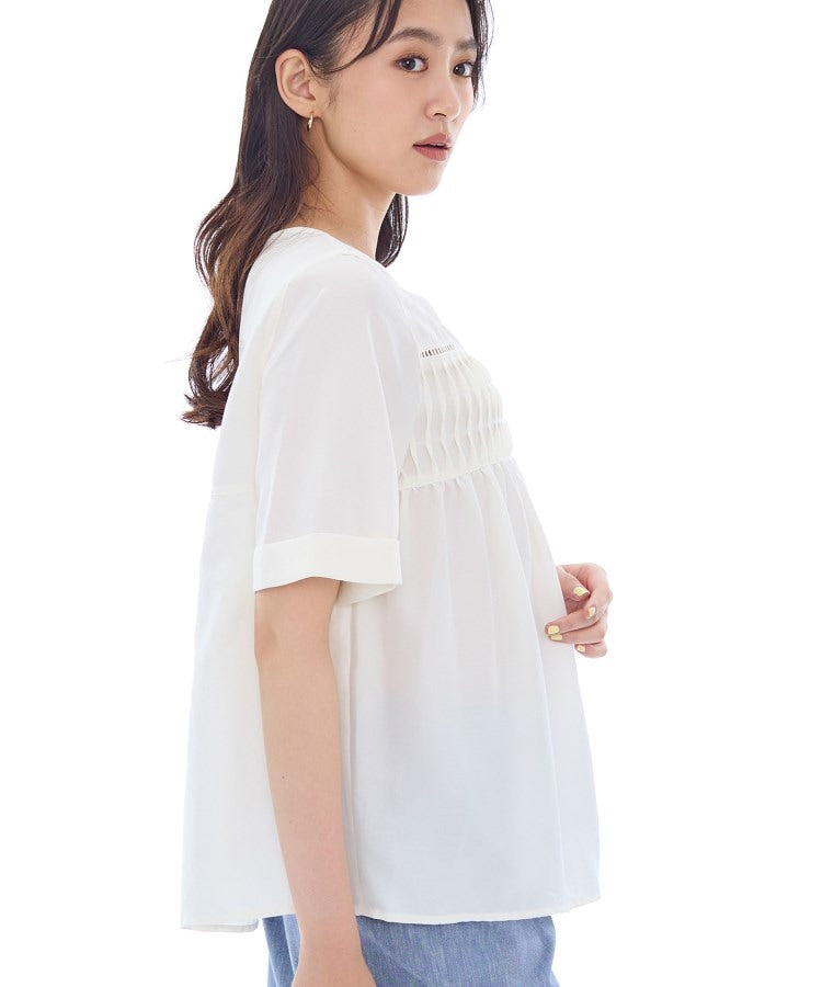 インディヴィ INDIVI フィブリルブラウス （ラベンダー(080)） ラベンダー(080)