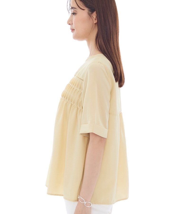 インディヴィ INDIVI フィブリルブラウス （ラベンダー(080)） ラベンダー(080)