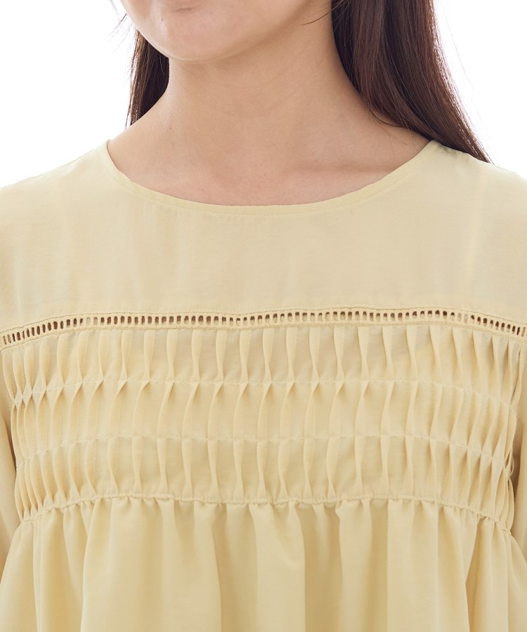 インディヴィ INDIVI フィブリルブラウス （ラベンダー(080)） ラベンダー(080)