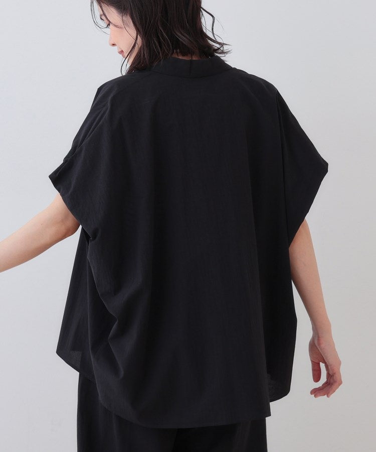 インディヴィ INDIVI 【SETUP可能／涼しい】コットンオーバーシャツ （ホワイト(001)） ホワイト(001)