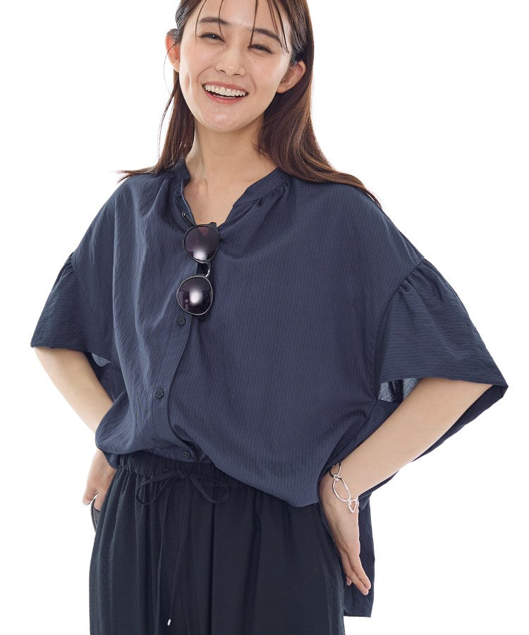 インディヴィ INDIVI ドルマンスリーブブラウス （オフホワイト(303)） オフホワイト(303)