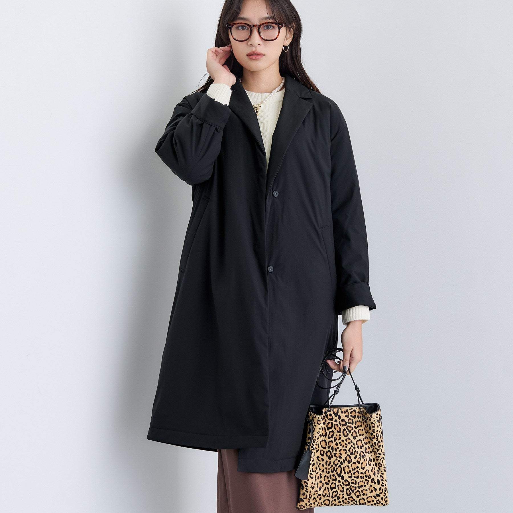 インディヴィ INDIVI 【超軽量／蓄熱】ライトパフ チェスターコート （ベージュ(652)） ベージュ(652)