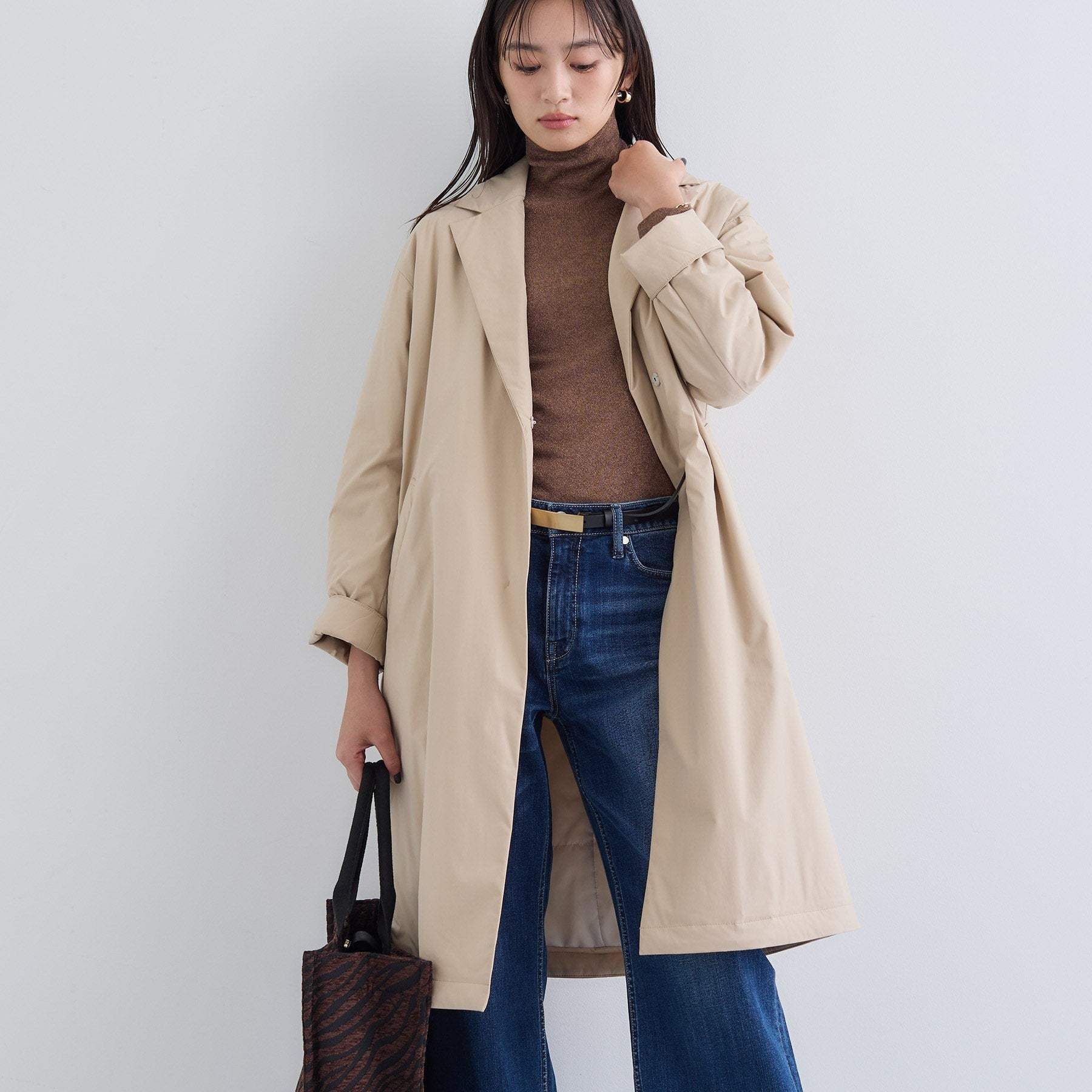 インディヴィ INDIVI 【超軽量／蓄熱】ライトパフ チェスターコート （ベージュ(652)） ベージュ(652)