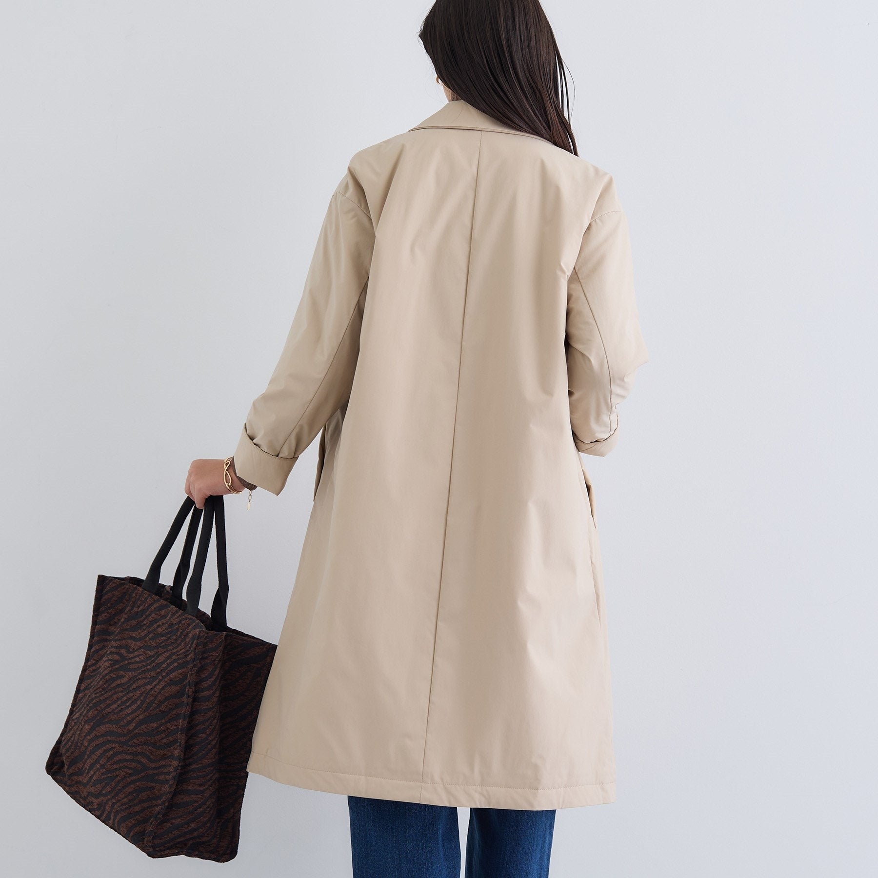 インディヴィ INDIVI 【超軽量／蓄熱】ライトパフ チェスターコート （ベージュ(652)） ベージュ(652)