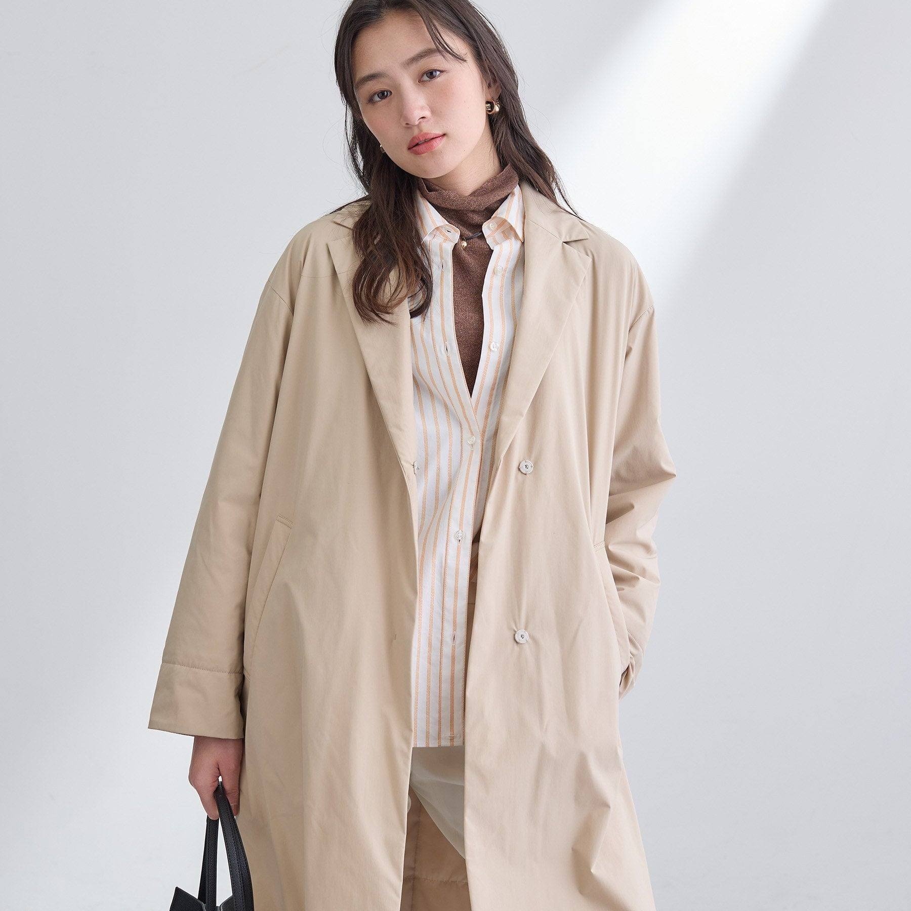 インディヴィ INDIVI 【超軽量／蓄熱】ライトパフ チェスターコート （ベージュ(652)） ベージュ(652)