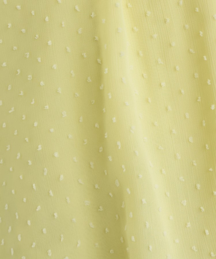 インディヴィ INDIVI 【袖コンシャス】シアードットブラウス （ホワイト(001)） ホワイト(001)