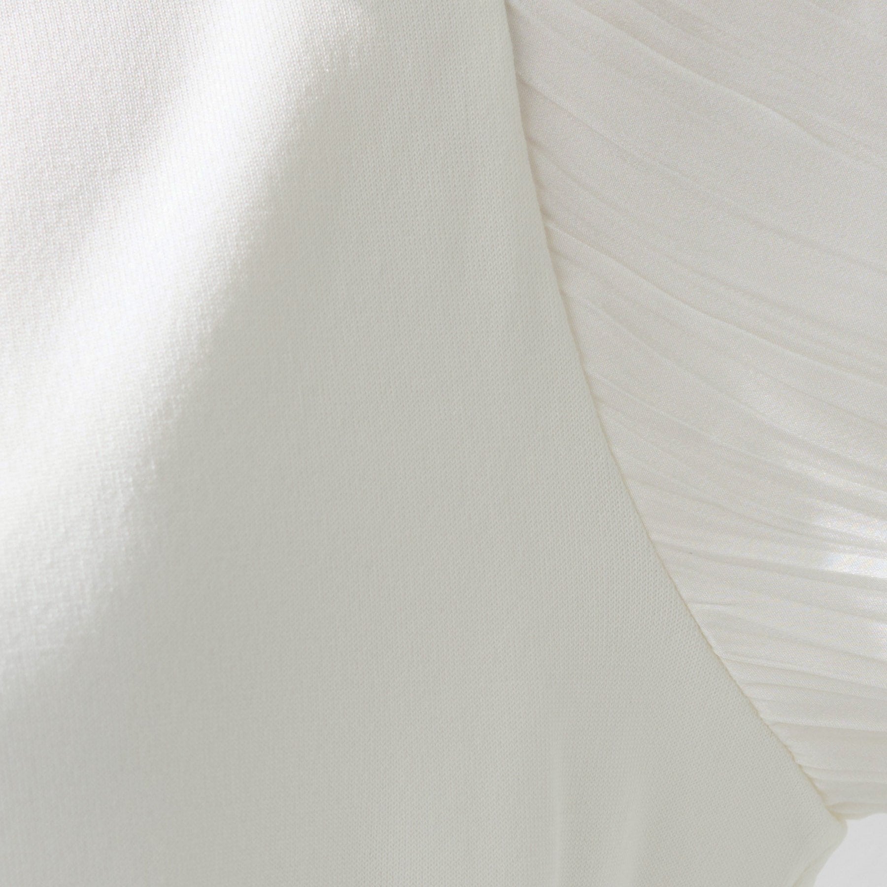 インディヴィ INDIVI 【洗える／華やか】袖プリーツニット （ブラック(019)） ブラック(019)