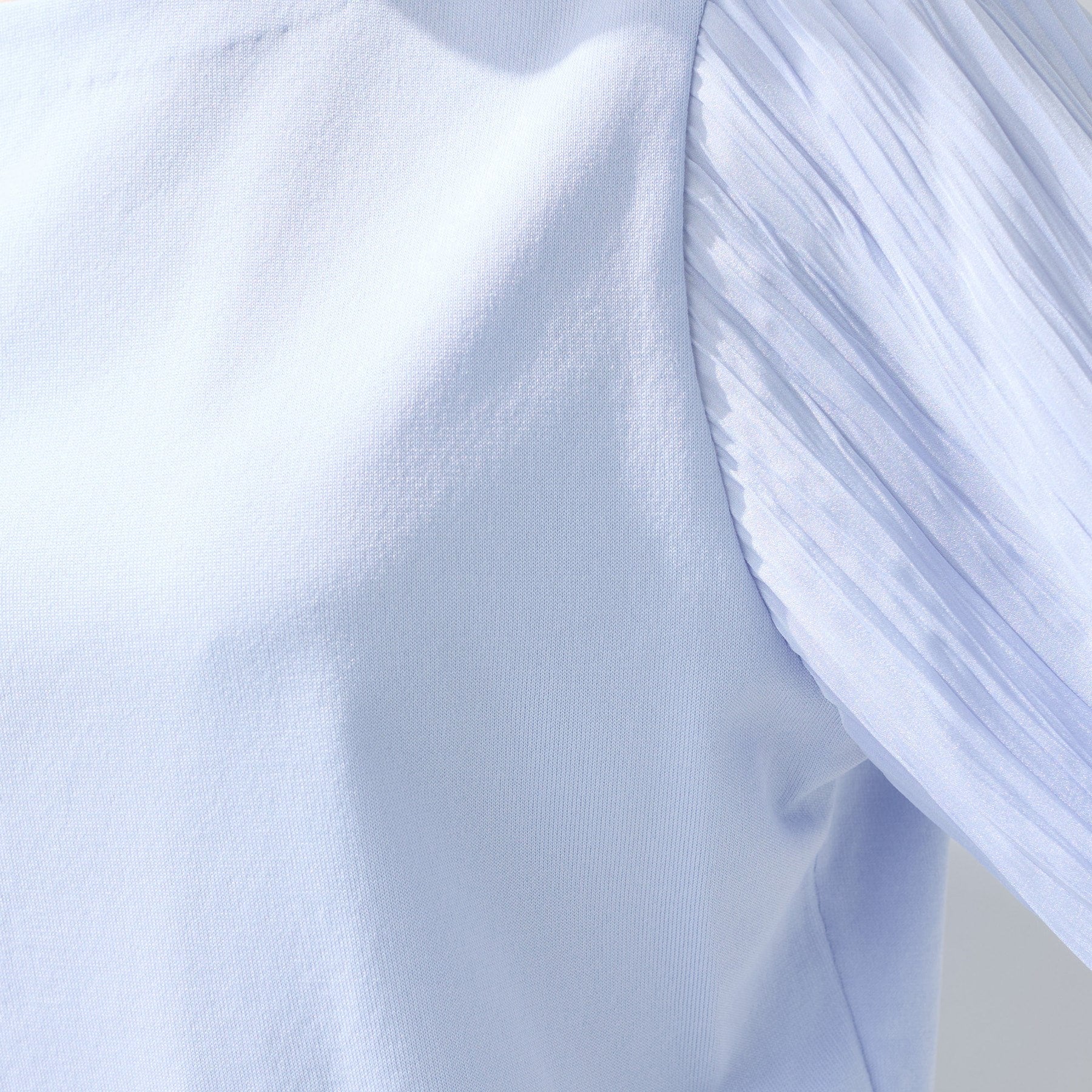 インディヴィ INDIVI 【洗える／華やか】袖プリーツニット （ブラック(019)） ブラック(019)