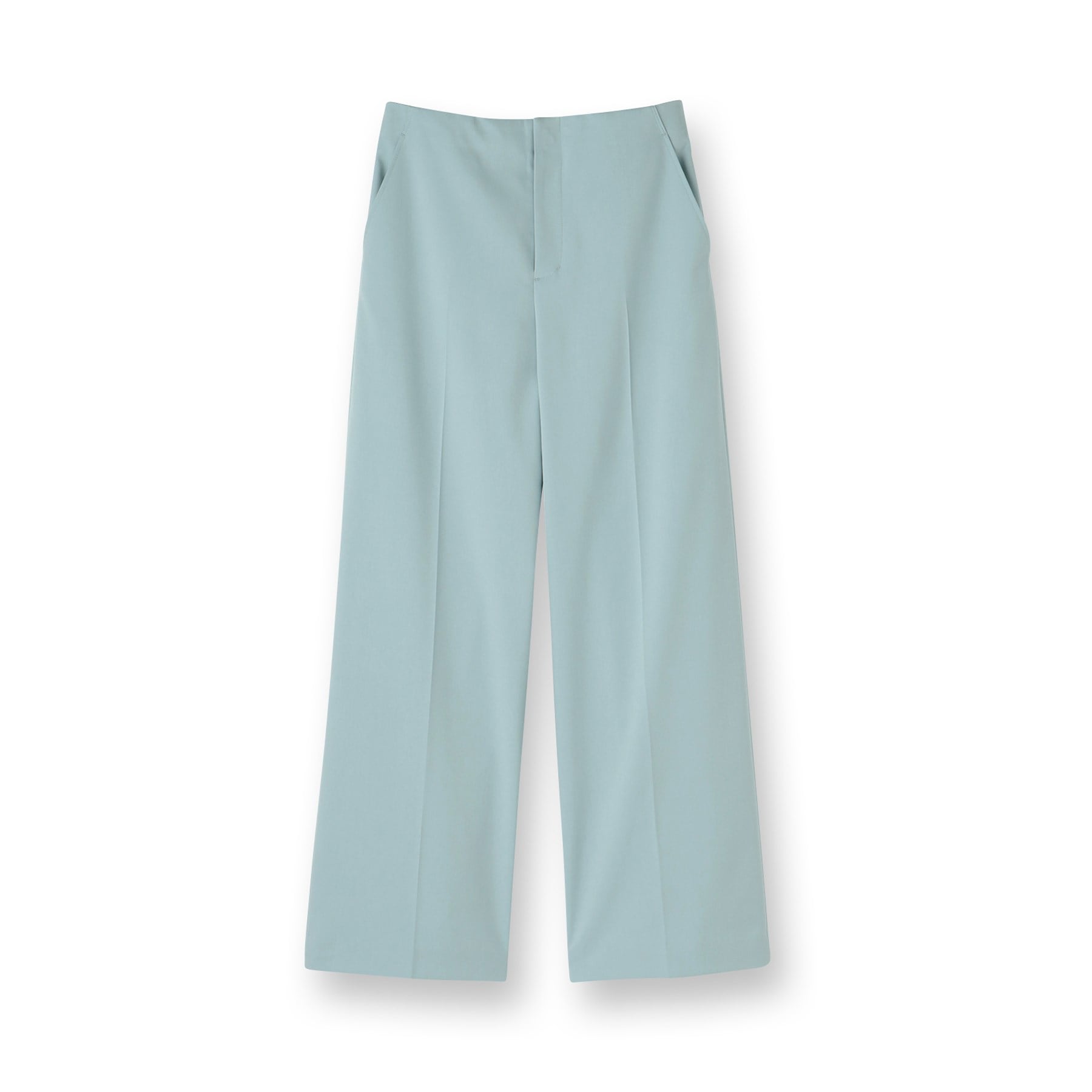 インディヴィ INDIVI 【新作褒められパンツ】快温ワイドパンツ （ネイビー(094)） ネイビー(094)