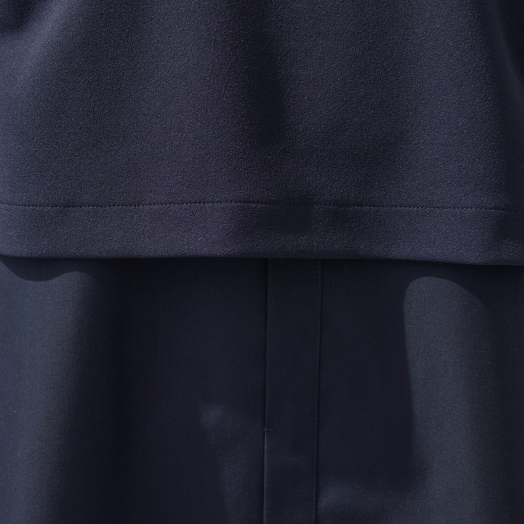 インディヴィ INDIVI 【洗える／UVケア】レイヤード風デザイントップス （ベージュ(052)） ベージュ(052)