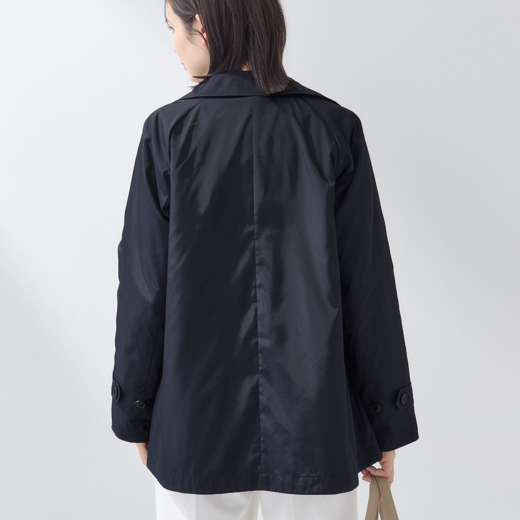 インディヴィ INDIVI 【撥水／UVケア／2WAY】超軽量ライナー付ライトトレンチコート （ネイビー(094)） ネイビー(094)