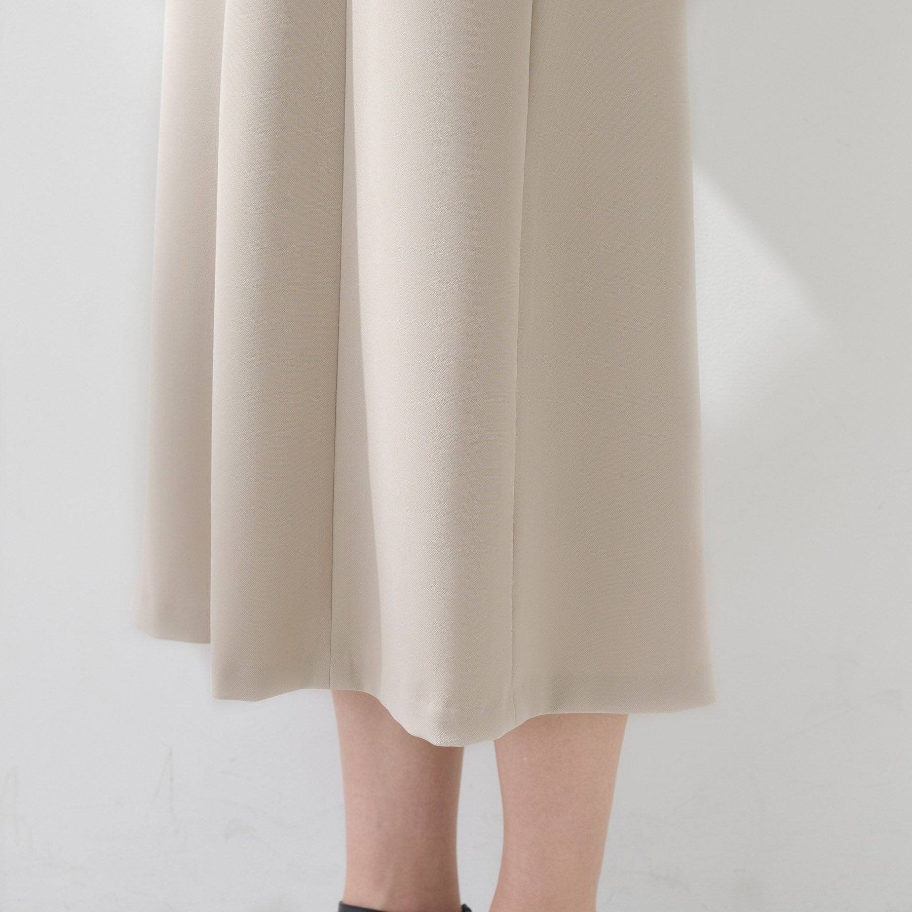 インディヴィ INDIVI 【上品光沢／セレモニー／SETUP可能】スタイルUPワンピース （ベージュ(652)） ベージュ(652)