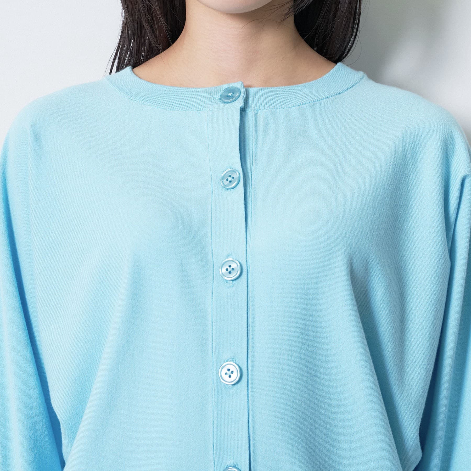 インディヴィ INDIVI 【洗える／前後2WAY／ツイン可能】ドルマンスリーブカーディガン （ホワイト(001)） ホワイト(001)