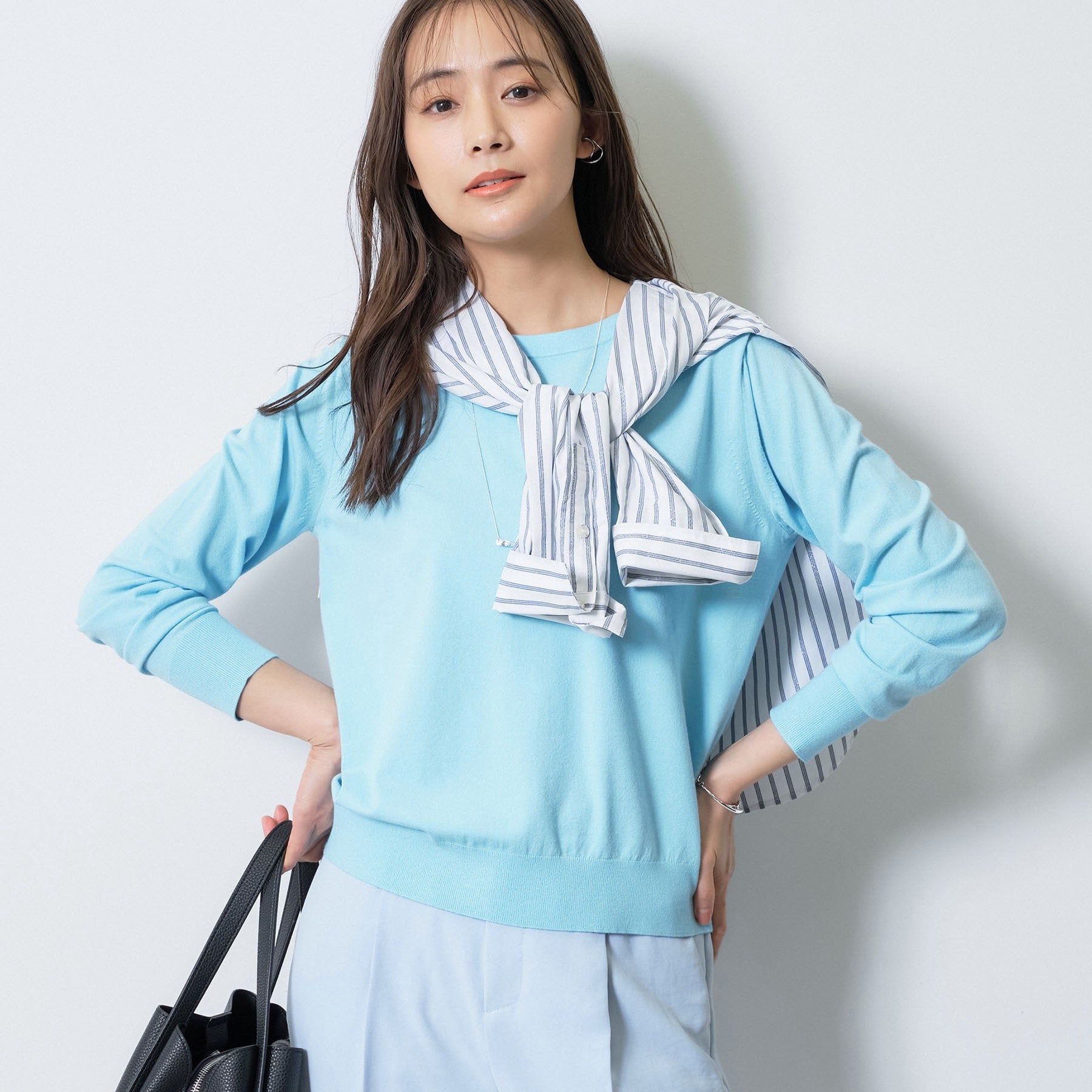 インディヴィ INDIVI 【洗える／ツイン可能】ドルマンスリーブニット （ピンク(072)） ピンク(072)