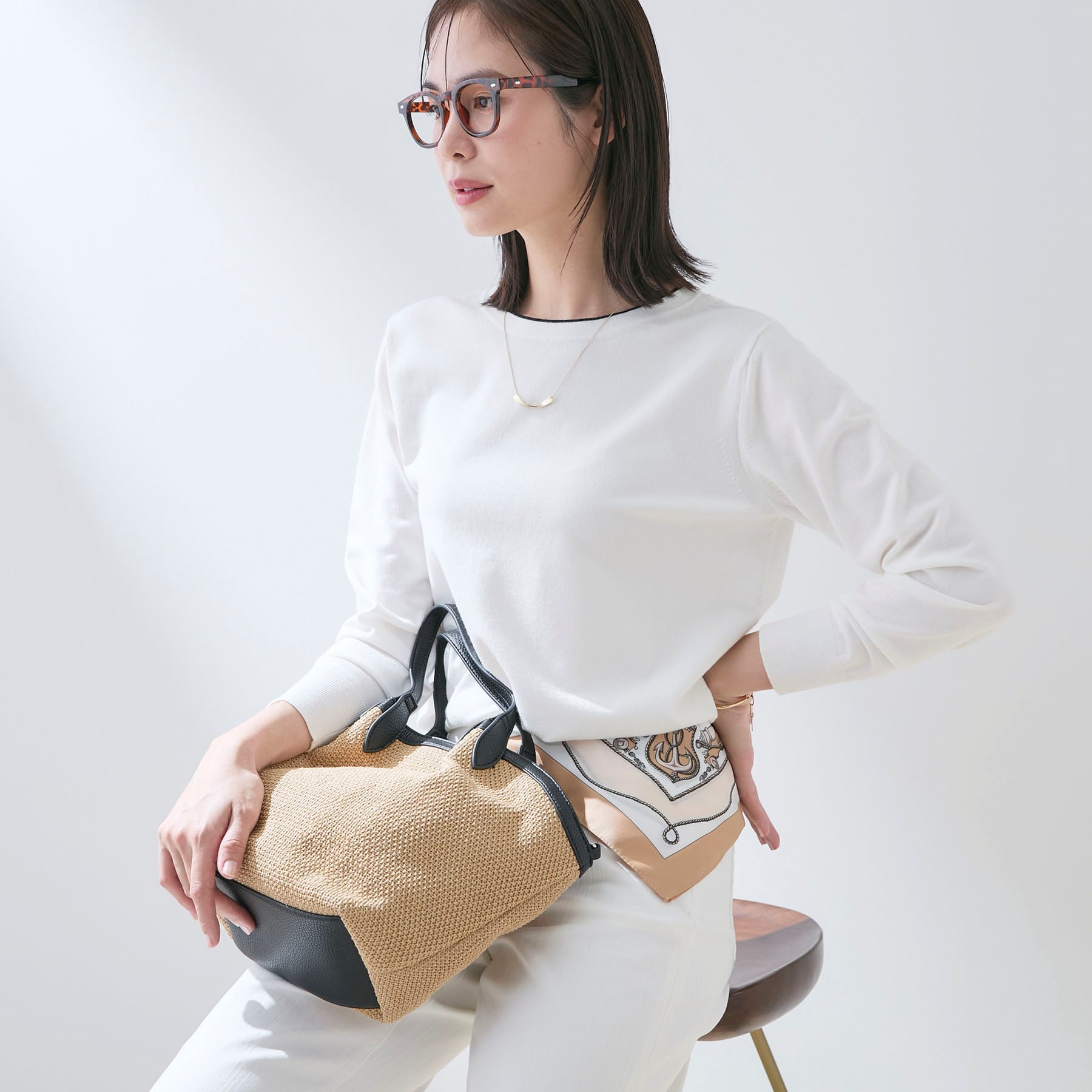 インディヴィ INDIVI 【洗える／ツイン可能】ドルマンスリーブニット （ピンク(072)） ピンク(072)