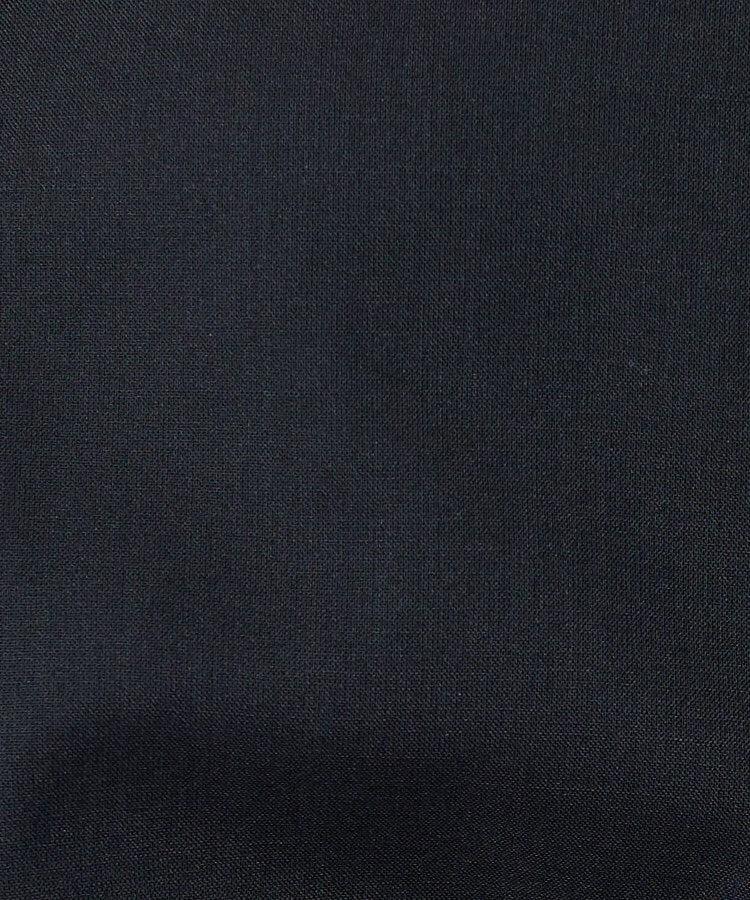 インディヴィ INDIVI 【洗える／軽やか】無地＆ストライプ柄 切替タックブラウス （ブラック(019)） ブラック(019)
