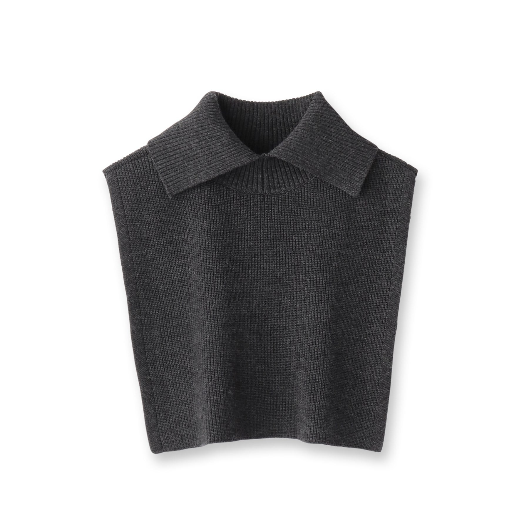 インディヴィ INDIVI 【洗える／2WAY】タートルネックニットケープ （オフホワイト(003)） オフホワイト(003)