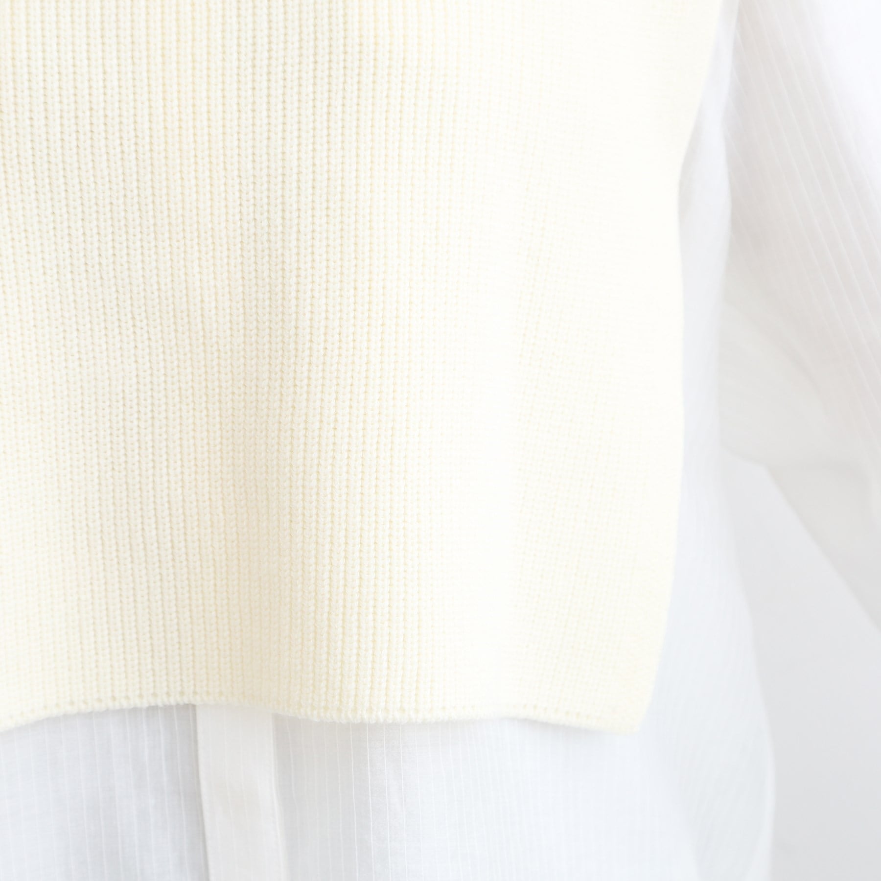 インディヴィ INDIVI 【洗える／2WAY】タートルネックニットケープ （オフホワイト(003)） オフホワイト(003)