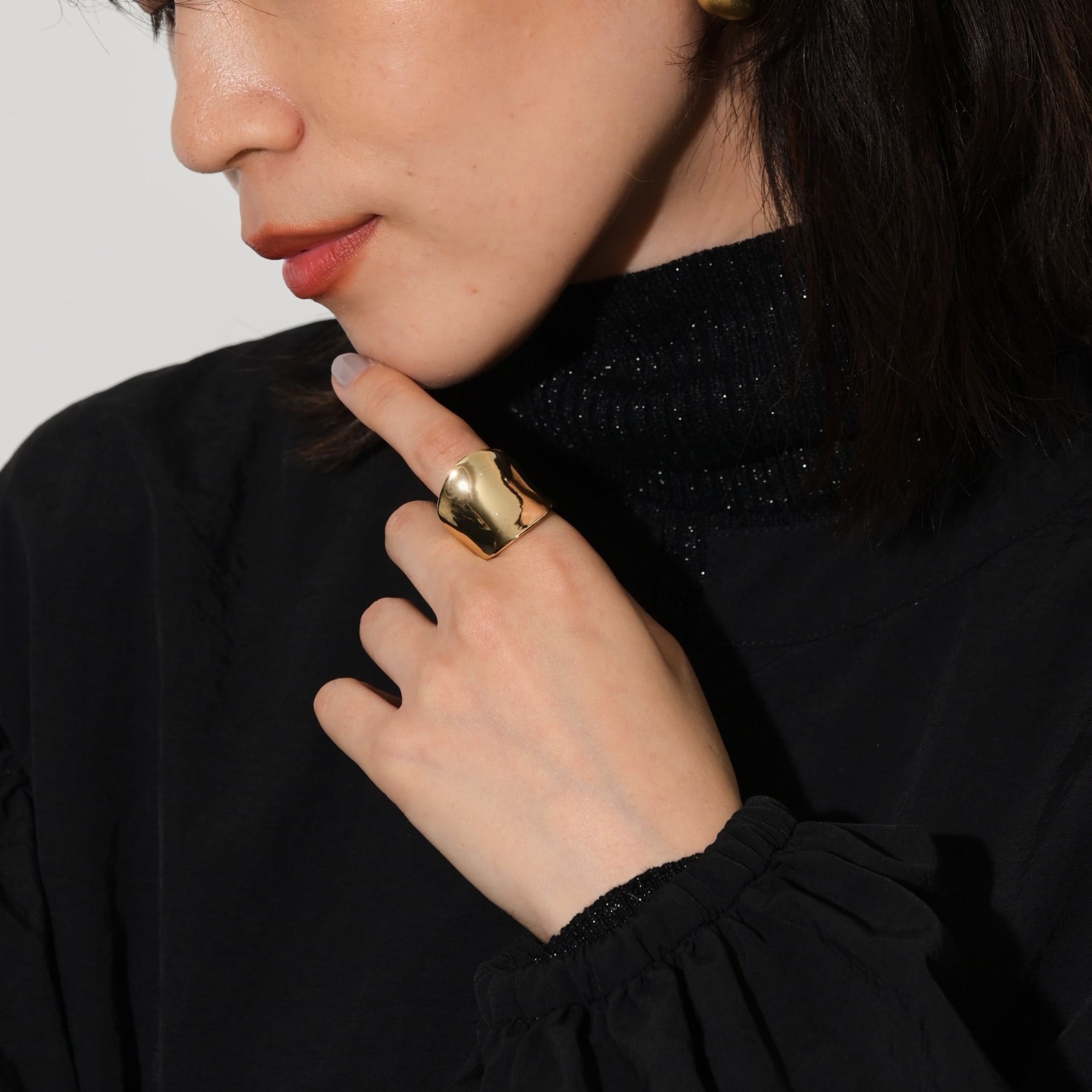 ギャレスト GALLEST プレートリング （ゴールド(007)） ゴールド(007)