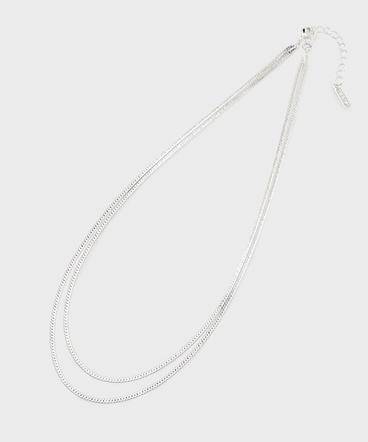 インディヴィ INDIVI レイヤードチェーンネックレス （シルバー(006)） シルバー(006)