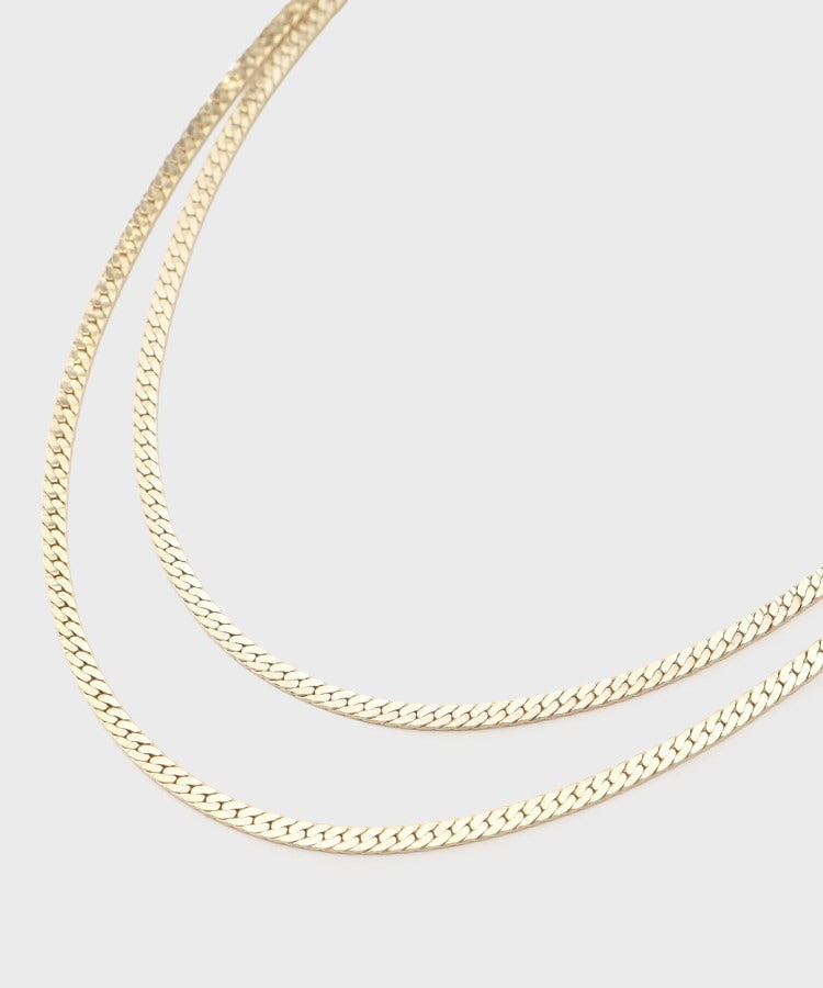 インディヴィ INDIVI レイヤードチェーンネックレス （シルバー(006)） シルバー(006)