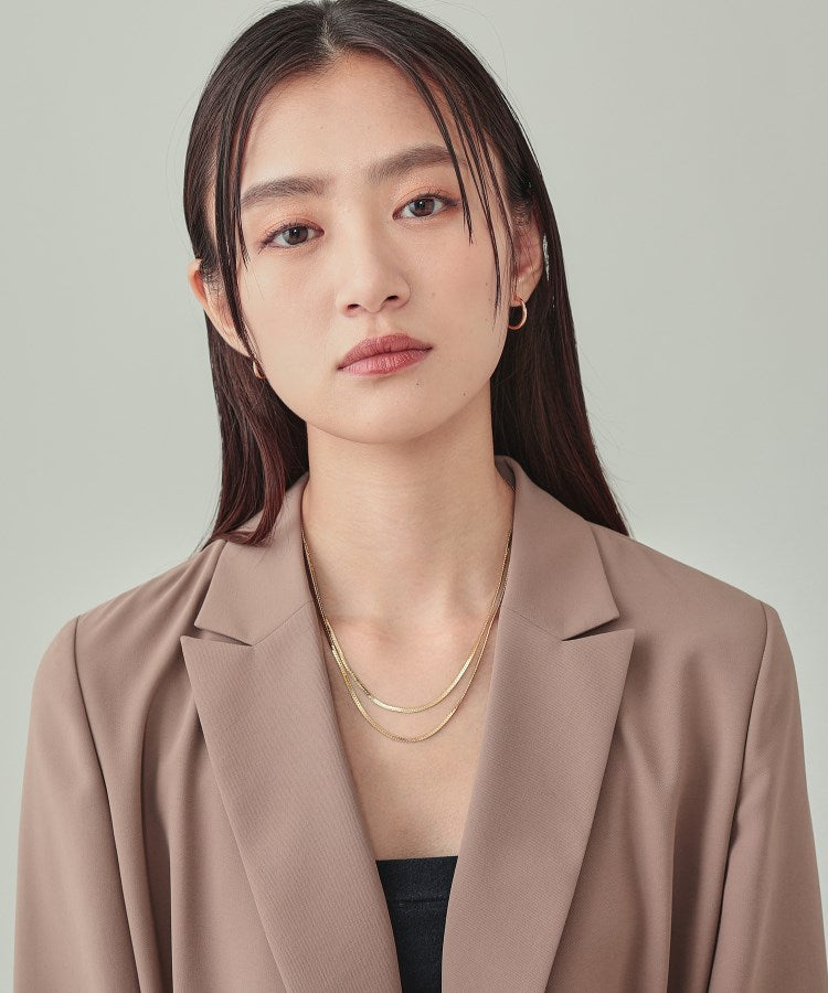 インディヴィ INDIVI レイヤードチェーンネックレス （シルバー(006)） シルバー(006)