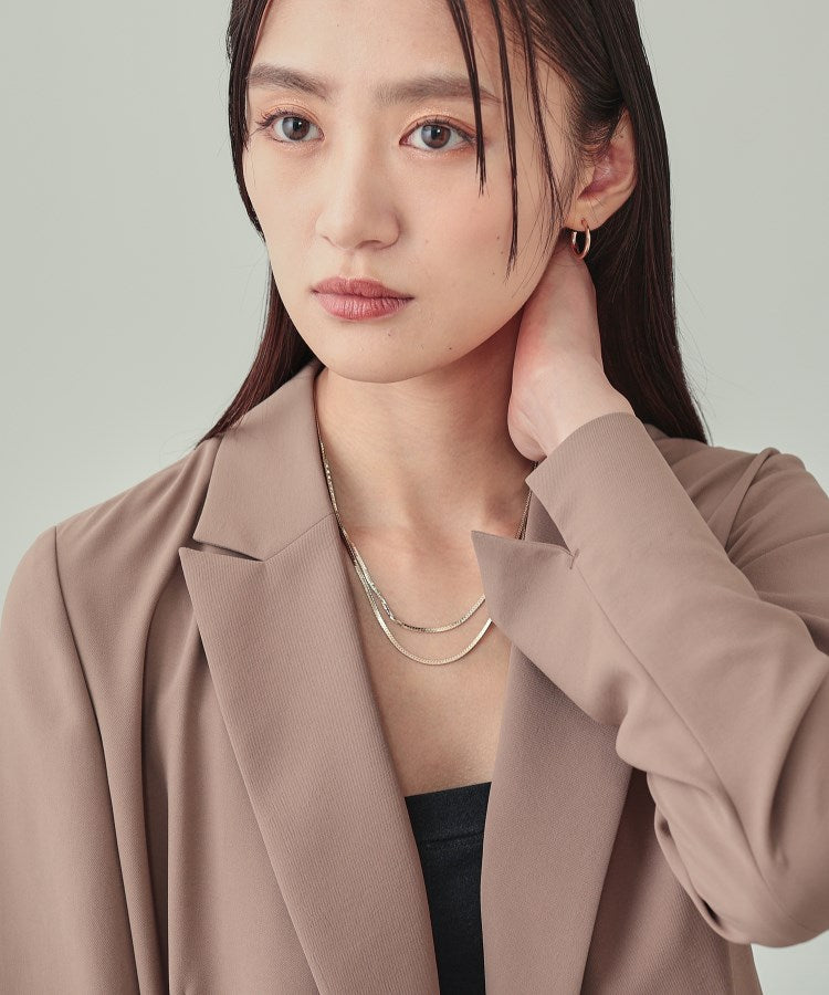 インディヴィ INDIVI レイヤードチェーンネックレス （シルバー(006)） シルバー(006)