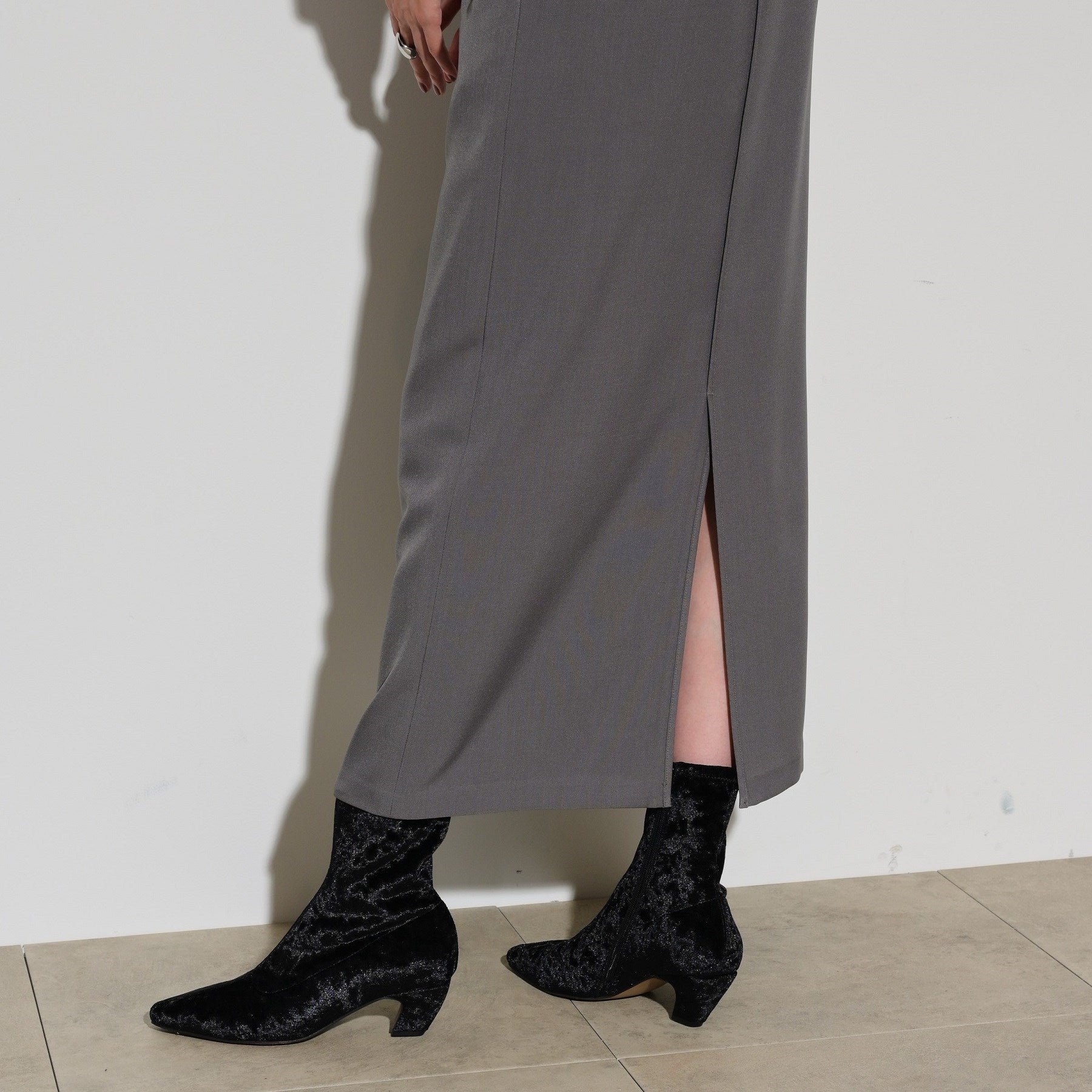 ギャレスト GALLEST イージーペンシルタイトスカート （ブラック(019)） ブラック(019)