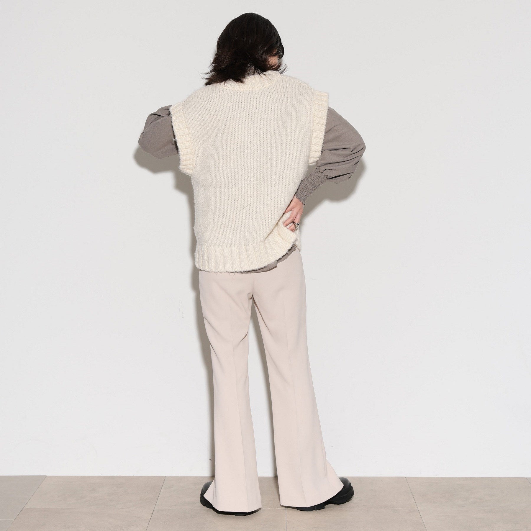 GALLEST Cable Knit Vest