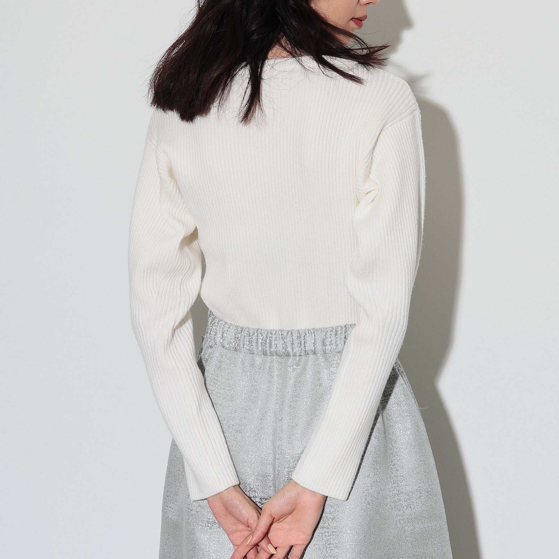 ギャレスト GALLEST クルーネックコンパクトニット