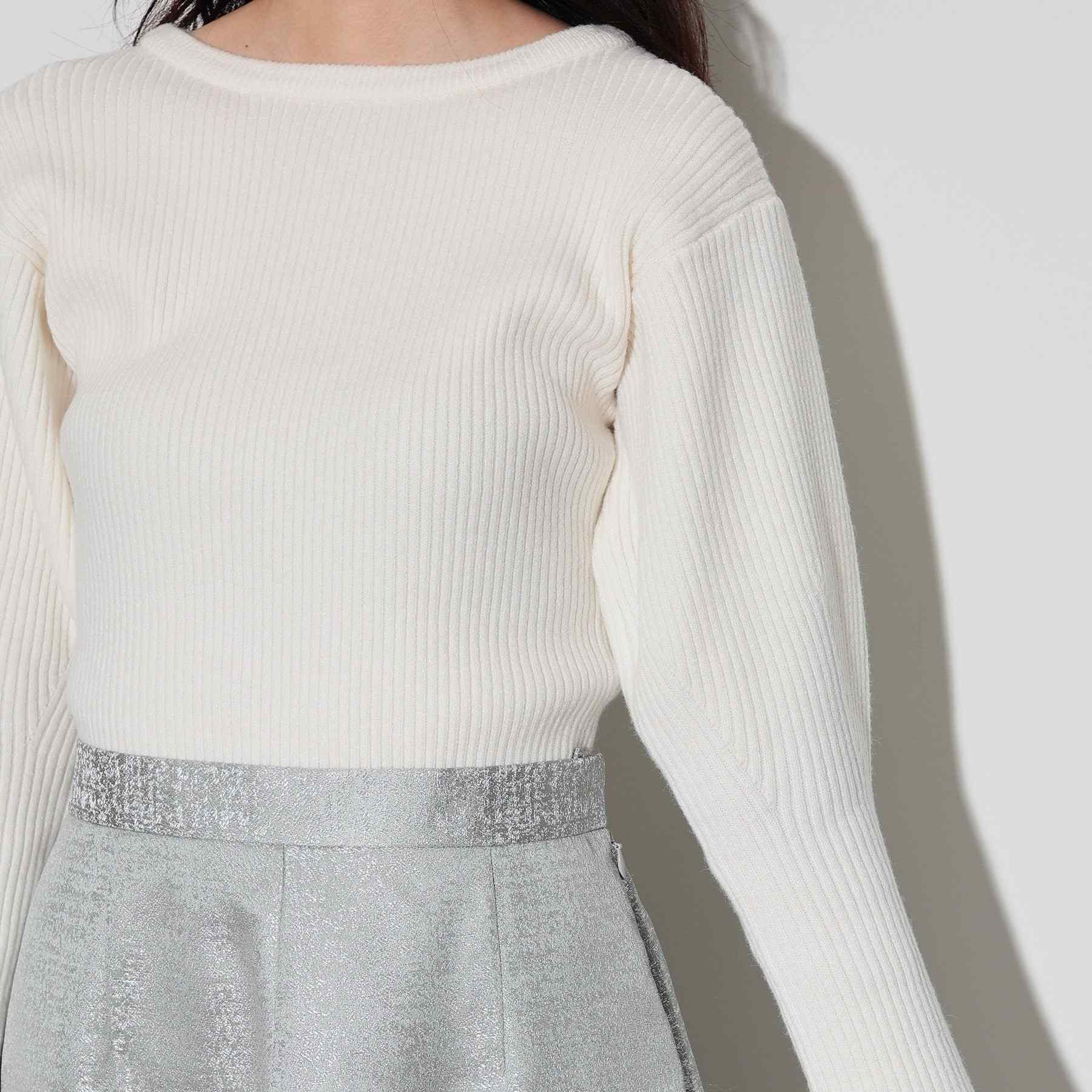 ギャレスト GALLEST クルーネックコンパクトニット