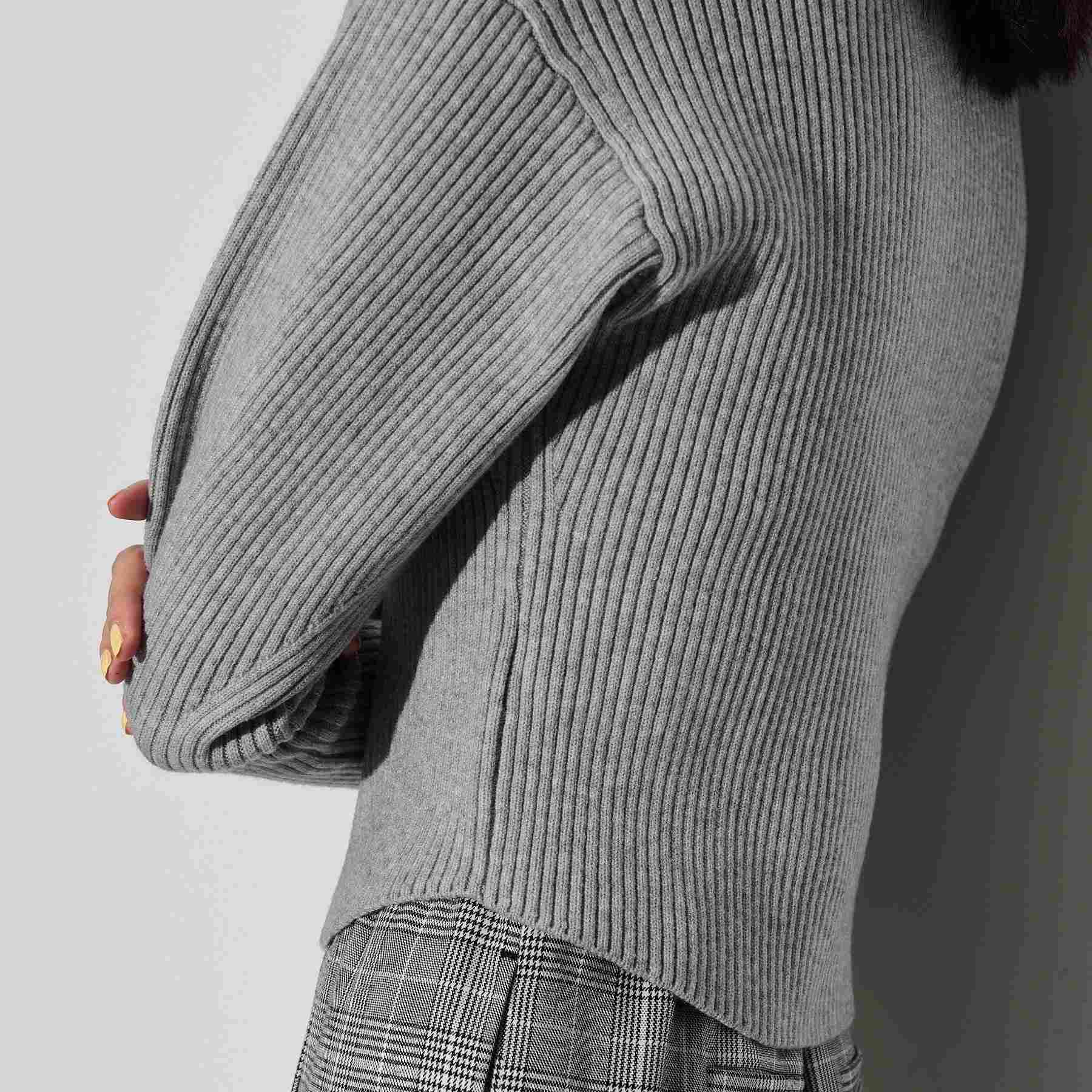 ギャレスト GALLEST クルーネックコンパクトニット