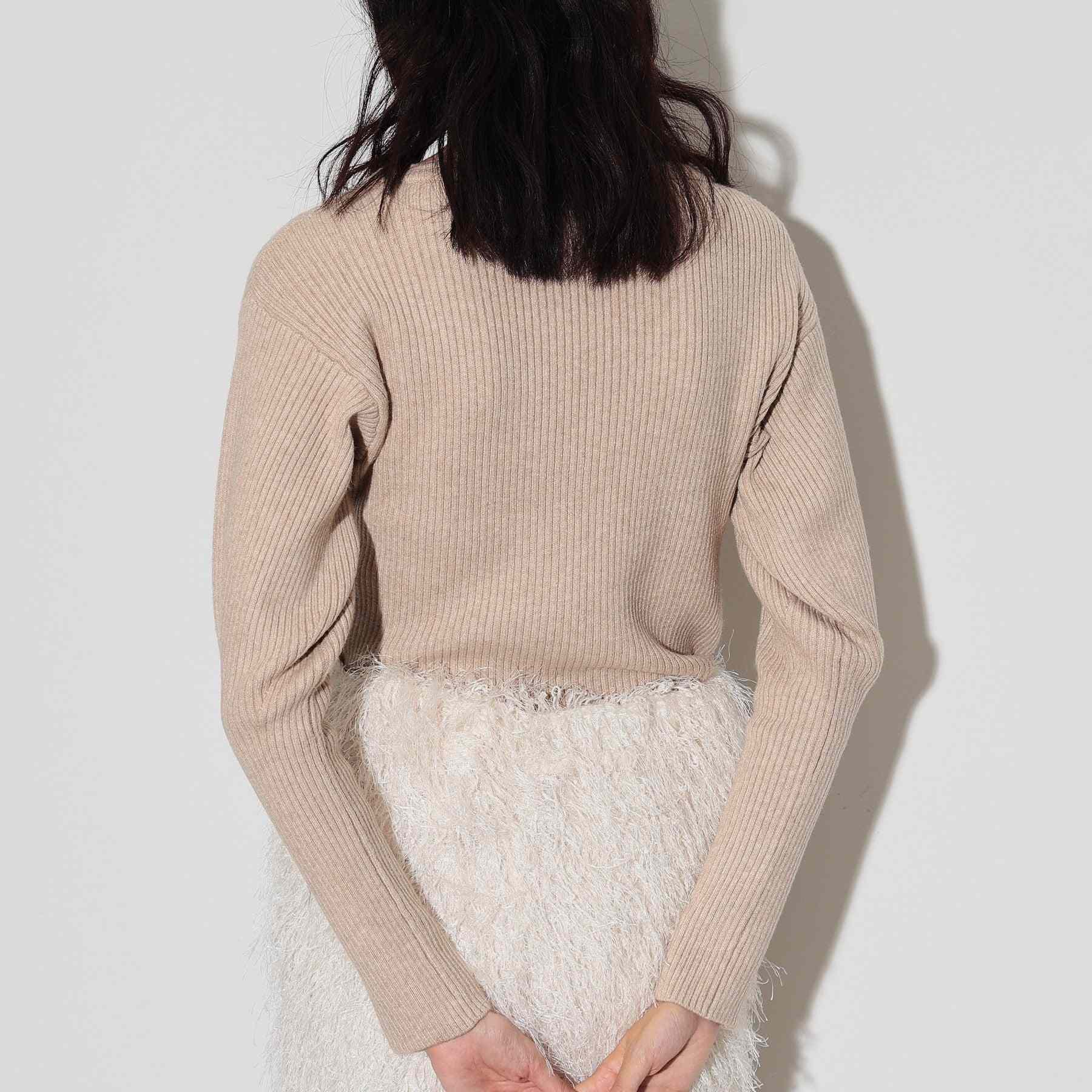 ギャレスト GALLEST クルーネックコンパクトニット