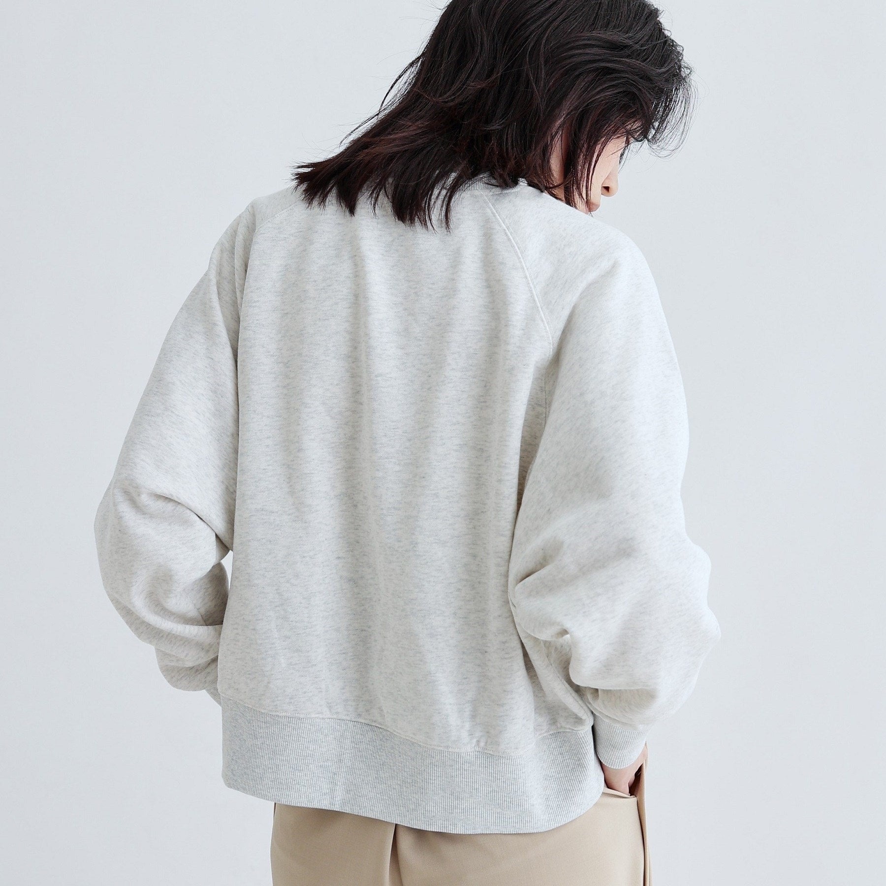 ギャレスト GALLEST ラウンドヘム裏毛ロゴトップス （ミントグリーン(021)） ミントグリーン(021)