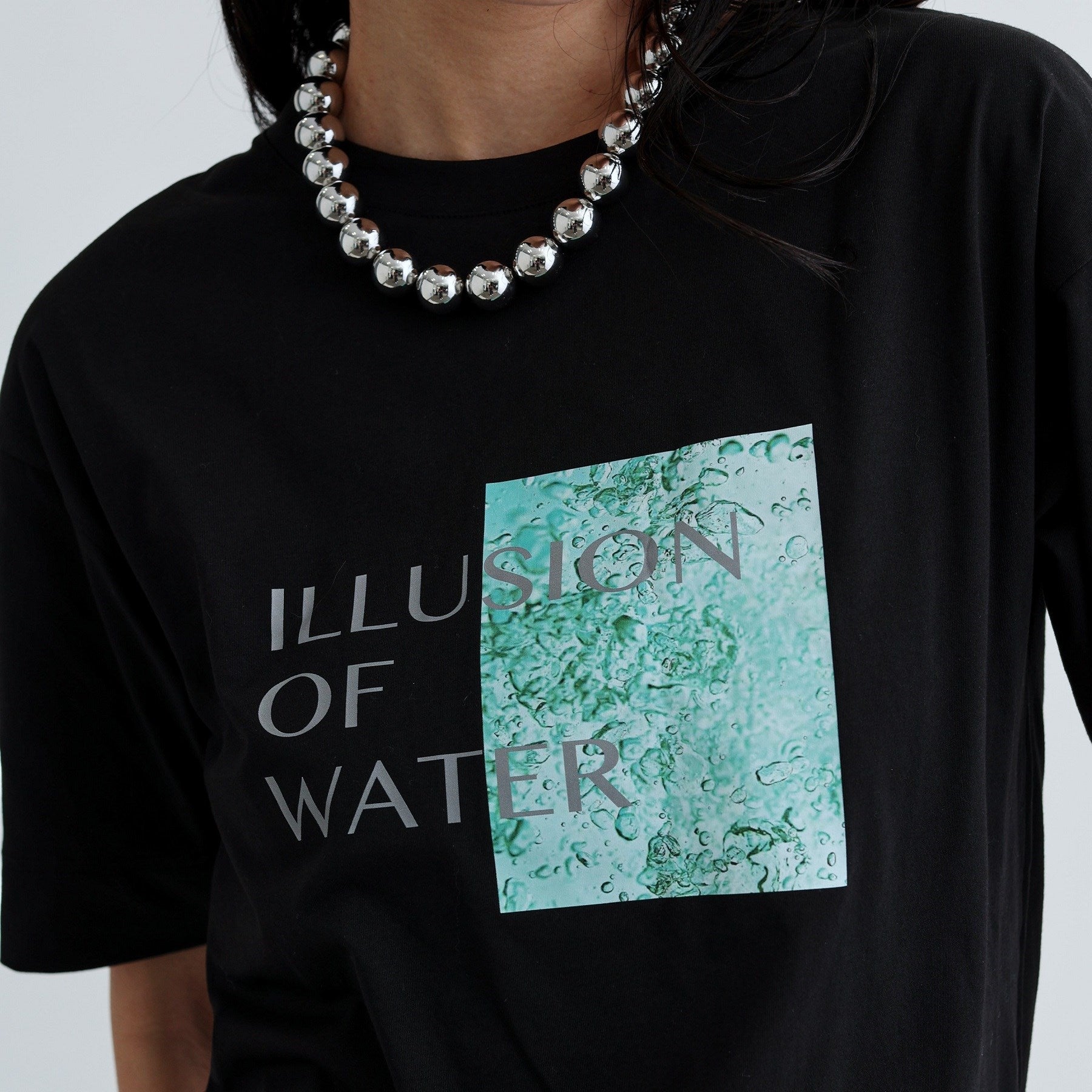 ギャレスト GALLEST ILLUSION of WATER プリントTシャツ （ホワイト(001)） ホワイト(001)