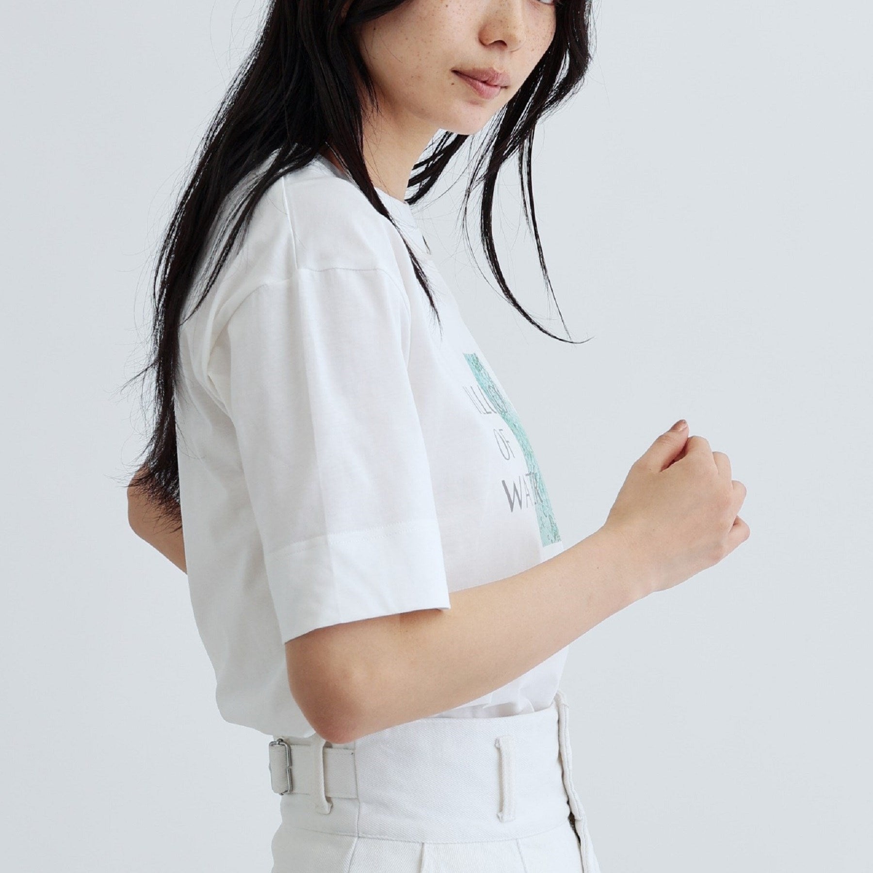 ギャレスト GALLEST ILLUSION of WATER プリントTシャツ （ホワイト(001)） ホワイト(001)