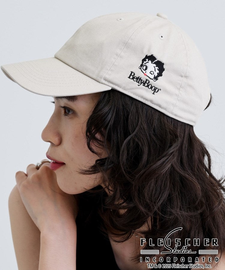 ギャレスト GALLEST 【Betty Boop(TM)】刺繍入りキャップ （グレージュ(050)） グレージュ(050)